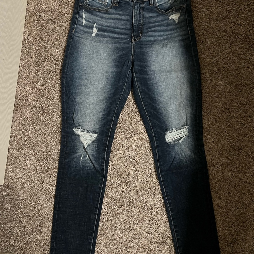 Buckle Black Ankle Skinny No 75 Size 28